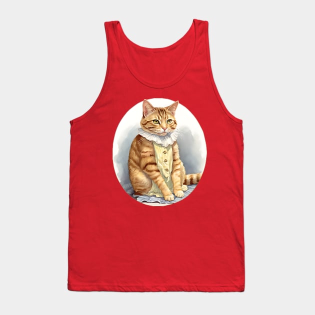 victorian cat Tank Top by VelvetEasel